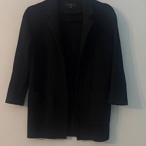 J. Crew Classic Black Open Cardigan